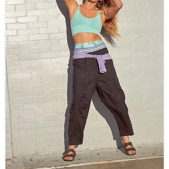 FP Movement by Free People Pants - FP Movement by Free People Domino Harem  Big Pocket Pants; Size Medium